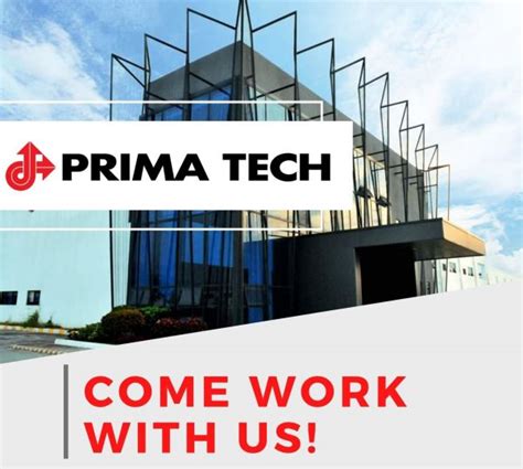Prima Tech Philippines Inc. Jobs in Calamba City .